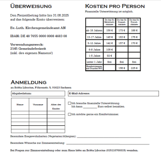 Anmeldung