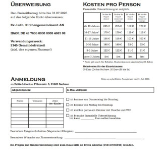 Anmeldung