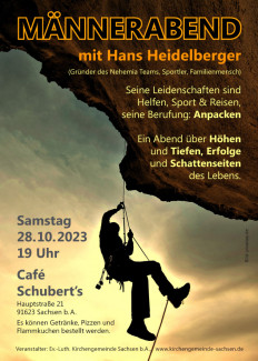 Männerabend im Café Schubert's